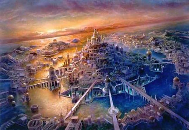 Die märchenhafte antike Stadt Atlantis
