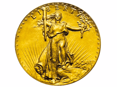 The Saint-Gaudens coins, 1908