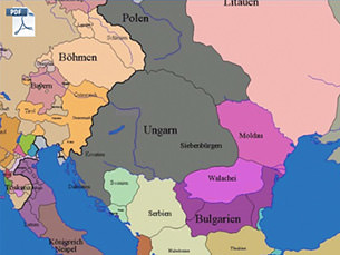 Karten erzählen die Entwicklung Ost- und Mitteleuropas